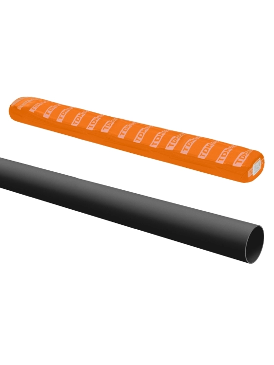 Труба гладкая жесткая ПВХ d 25 (3 м) индивид. штрихкод, чёрный | SQ0404-3033 | TDM