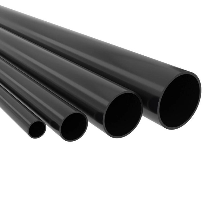 Труба ПВХ жёсткая гладкая д.25мм, лёгкая, 3м, цвет черный | 63925B | DKC