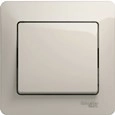 Розетки, выключатели, аксессуары цвет молочный GLOSSA Schneider Electric