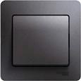 Розетки, выключатели, аксессуары цвет графит GLOSSA Schneider Electric