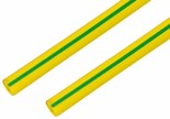 Трубка термоусаживаемая ТТУ желто-зеленая IEK (ИЭК)