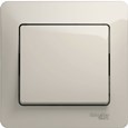 Розетки, выключатели, аксессуары цвет молочный GLOSSA Schneider Electric