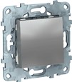 Розетки, выключатели, аксессуары механизмы цвет алюминий UNICA NEW Schneider Electric